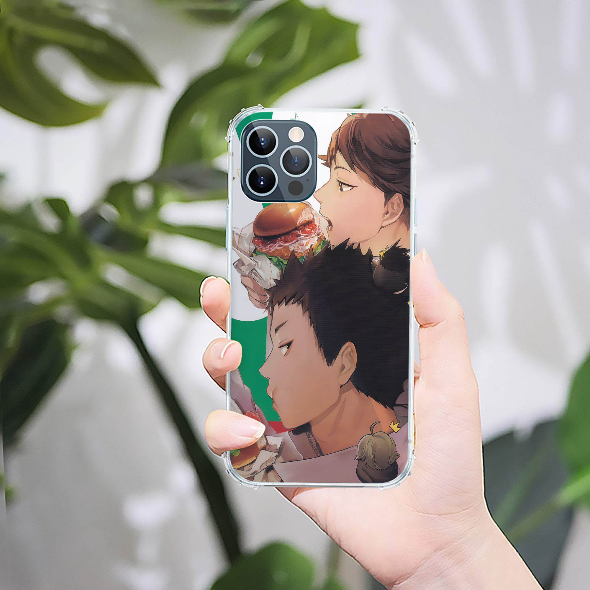 （画像用） ハイキュー!! Haikyu!! 【iPhone 12シリーズ対応】透明スマホケース（クリアソフトケース）